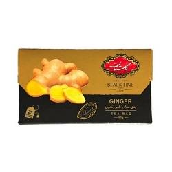 گلستان چای کیسه ای با طعم زنجبیل 25 عددی